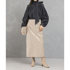 アーバンリサーチ ロッソ(URBAN RESEARCH ROSSO)のパテントストレートスカート