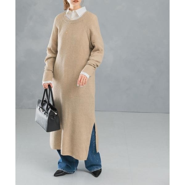 ウール混ジャージーフレアワンピース | スローブ イエナ(SLOBE IENA