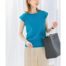 アーバンリサーチ ロッソ(URBAN RESEARCH ROSSO)の汗染防止フレンチリブTシャツ