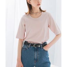 アーバンリサーチ ロッソ(URBAN RESEARCH ROSSO)のスーピマコットンUネックカットソー