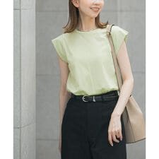 アーバンリサーチ ロッソ(URBAN RESEARCH ROSSO)のクールタッチスーピマコットンフレンチTシャツ