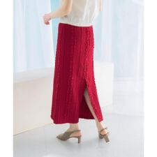 アーバンリサーチ ロッソ(URBAN RESEARCH ROSSO)のジャガードイージーストレートスカート