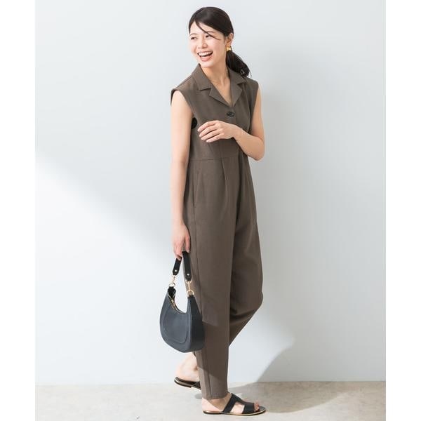 UR TECH DRYLUXE』F by ROSSO オープンカラーオールインワン