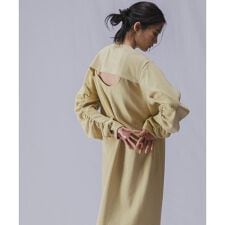 Lirica　shirring cut sew one-piece