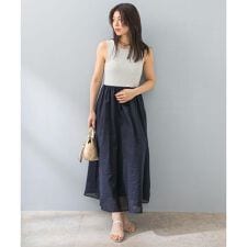 F by ROSSO　カップ付ドッキングワンピース