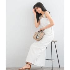 『別注』Lee×ROSSO　BELTED CAMISOLE DRESS