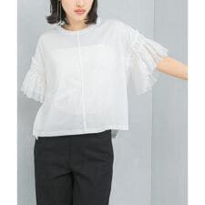 TORRAZZO DONNA　Mesh sleeve T-shirts
