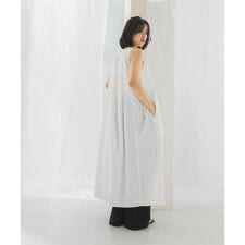 le　RELAXED FIT SHIRRING DRESS