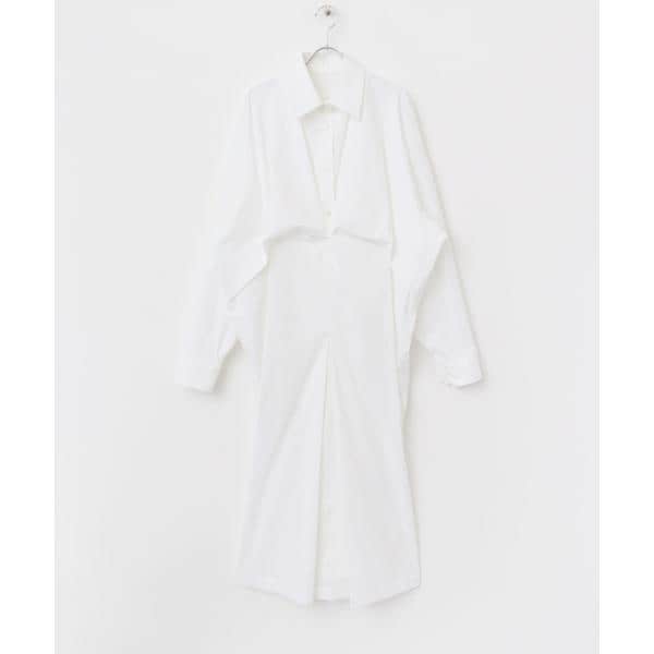 [�}���C]blackmerci POINT SHIRTS DRESS/�A�[�o�����T�[�` ���b�\�iURBAN RESEARCH ROSSO�j �z���C�g