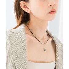 Favorible　Black Pearl Combi Necklace