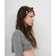 heyep　Bent Metal Logo Hairpins 3P