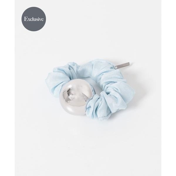 heyep silkBeanie/lBall silk/巾着/ヘアゴム Medium Metal Ball Silk Scrunchie – heyep