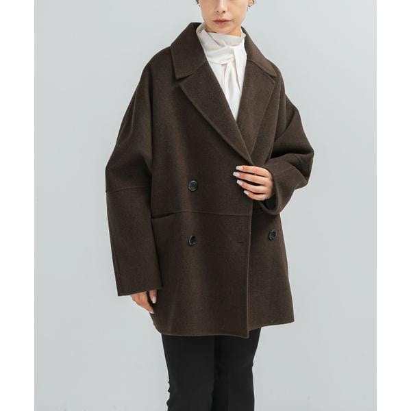 TICCA / ティッカ レオパードシャギーピーコート 0243410252