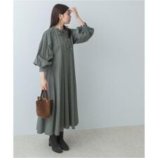 アーバンリサーチ ロッソ(URBAN RESEARCH ROSSO)のF by ROSSO　チェックリボンシャツワンピース