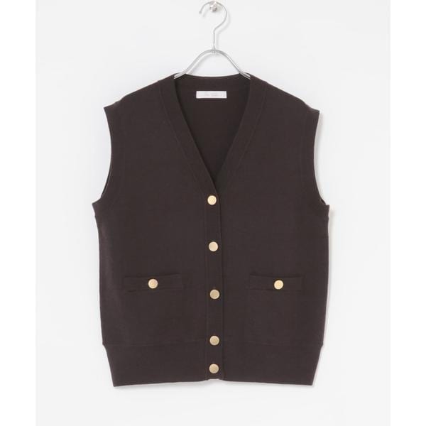 LOU ANDREA/ルーアンドレア 2WAY DOWN VEST ダウンベスト
