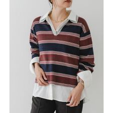 FOXウールVネックプルオーバー | アダムエロペ(ADAM ET ROPE  