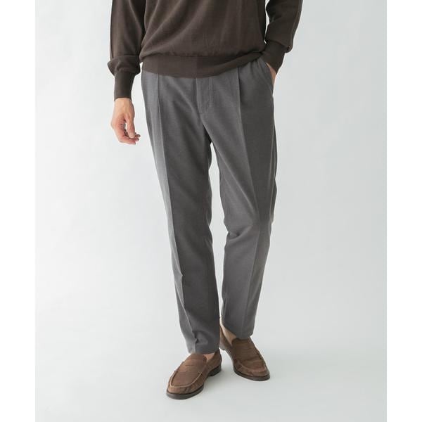 XLサイズあり』ストレッチモールスキン1タックワイドスラックス