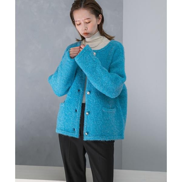 スローブイエナ ダブルフェイスニットブルゾン　新品 SLOBE IENA｜《一部WEB・店舗限定カラーあり》ダブルフェイス