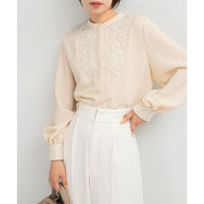 ウォッシャブルフラワー刺繍レースブラウス | アーバンリサーチ ロッソ 