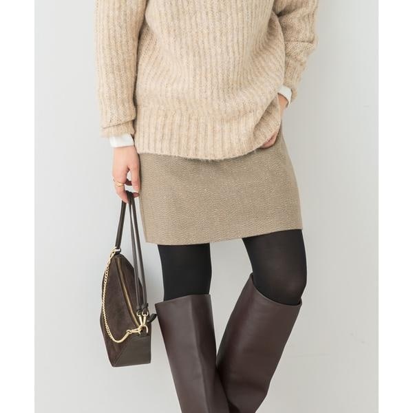 F by ROSSO ヘリンボンツイードスカート風キュロット | アーバン