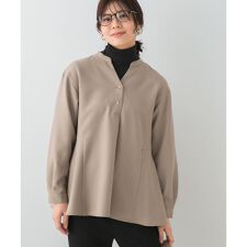 『UR TECH SMOOTHLUXE』F by ROSSO　サイドペプラムブラウス