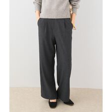 F by ROSSO　ハート刺繍タックワイドパンツ