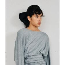 heyep　Silk Heart Scrunchie Large