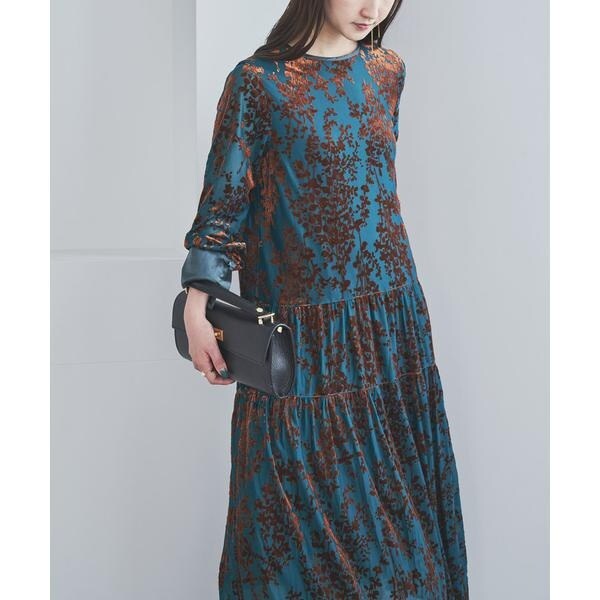 フロッキープリントティアードワンピース | アーバンリサーチ ロッソ