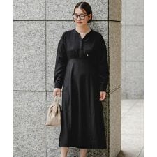 『UR TECH SMOOTHLUXE』F by ROSSO　キーネックワンピース