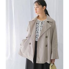 『WEB/一部店舗限定』撥水ショートトレンチコート