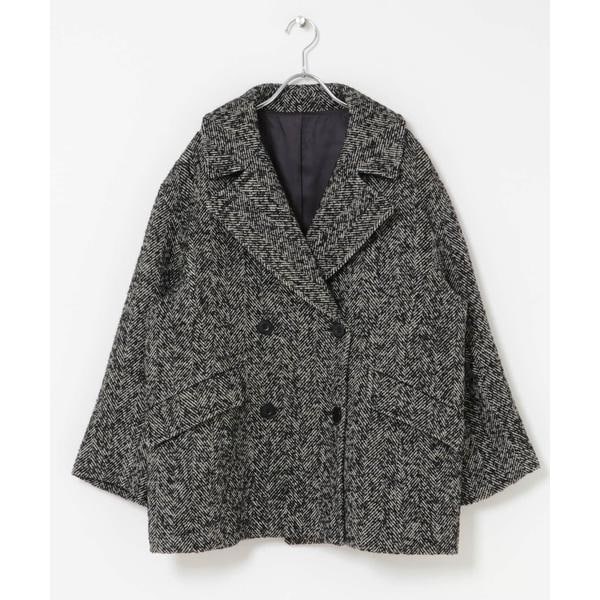 TICCA / ティッカ レオパードシャギーピーコート 0243410252