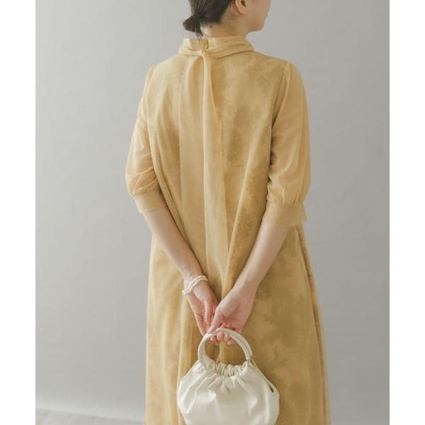 〈結婚式・パーティ〉kaene:パイピング レース Aライン ワンピース kaene ワンピース 「結婚式・パーティ」kaene:パイピング レース