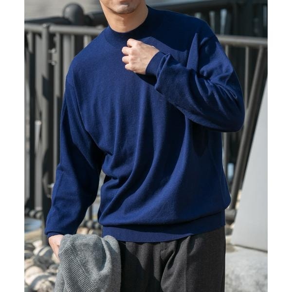 コットンカシミヤモックネックニット | アーバンリサーチ ロッソ(URBAN