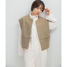 CHIGNON　ツイードショートベスト