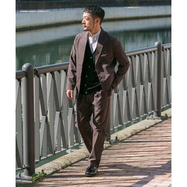 1釦ショールカラータキシード 0タック/黒/LINEN MIX【CLASSICO