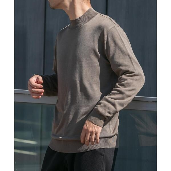 XLサイズあり』『UR TECH』ハイゲージハイネックニット | アーバン