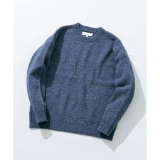 『XLサイズあり』シェットランドウールクルーネックニット