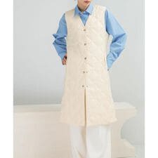 TAION　VNECK LONG DOWN GILET