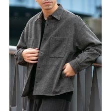 ウールライクCPOシャツブルゾン