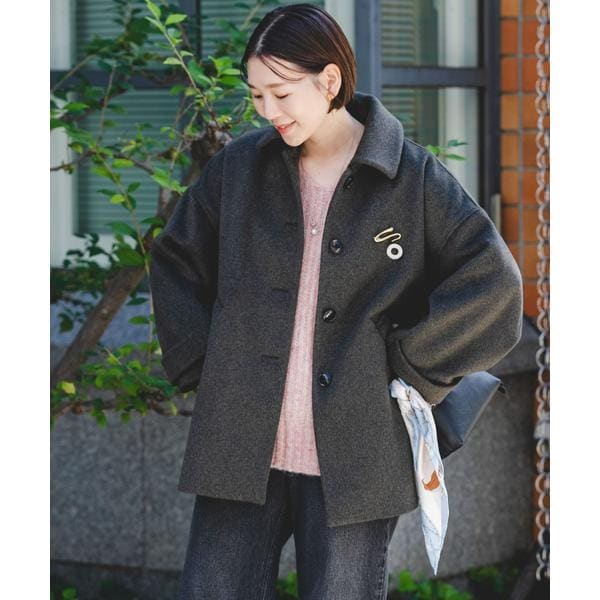 アーバンリサーチ エフバイロッソ ゆったりオーバーサイズチェスターコート♪ F by ROSSO オーバーサイズライトコート | アーバンリサーチ ロッソ