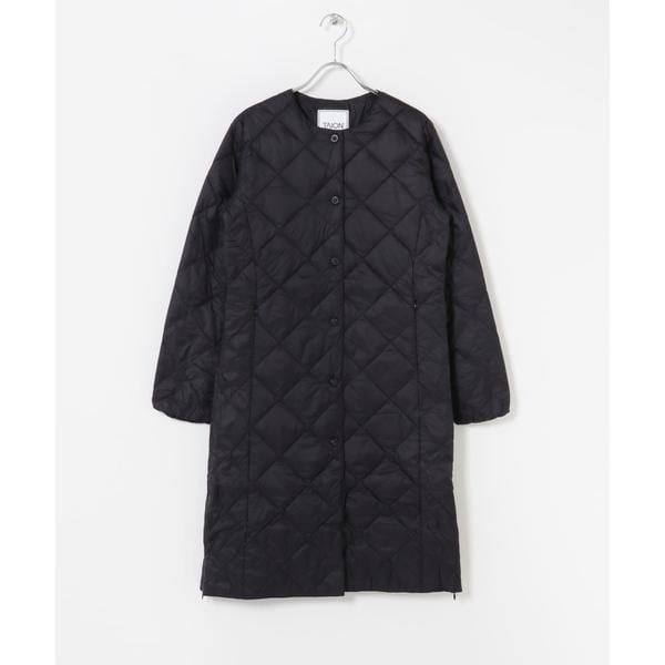TAION キルティングロングコート TAION／タイオン】キルティングロングダウンコート | フレディ