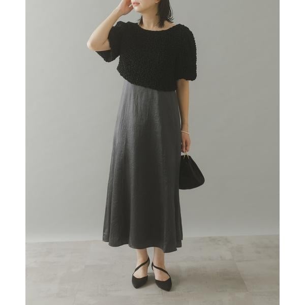 kaene シャーリングシフォンブラウスセットドレス | アーバンリサーチ