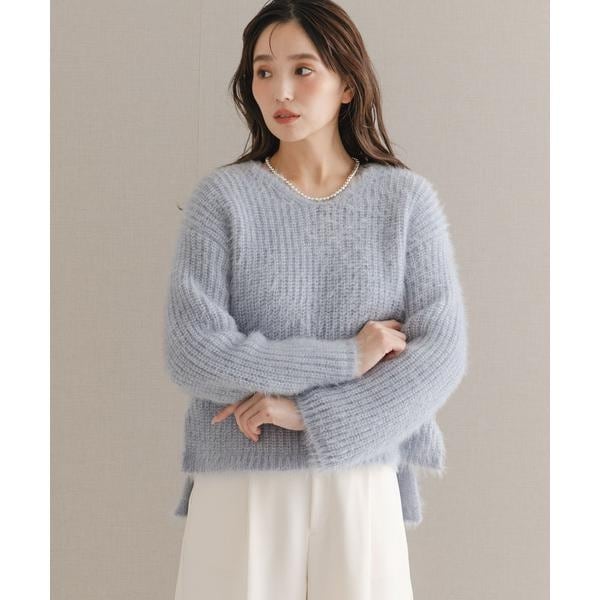 シャギーVネックニット | アーバンリサーチ ロッソ(URBAN RESEARCH