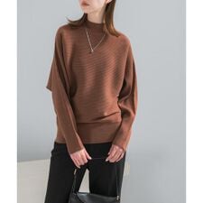 『WEB限定』ウォッシャブルアンチピリングドルマンニット