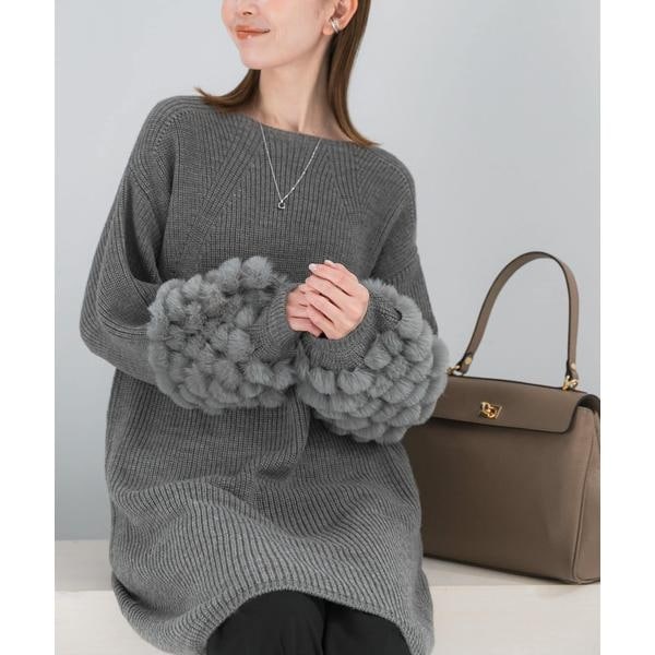 【美品】完売品NOBLE トリコットシアーワンピース⭐️10/25 26日限定 トリコットシアーワンピース | ノーブル(Noble) | マルイウェブチャネル