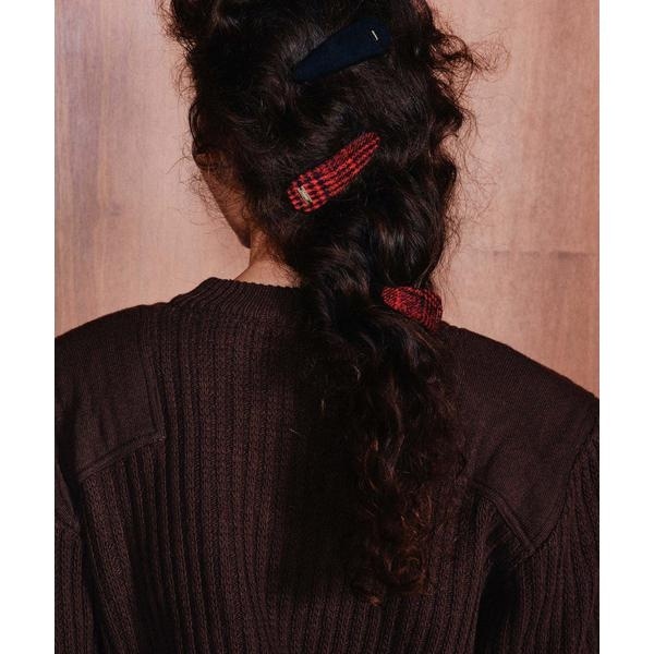 [�}���C]heyep Plaid Hair Clips-2P/�A�[�o�����T�[�` ���b�\�iURBAN RESEARCH ROSSO�j ���b�h
