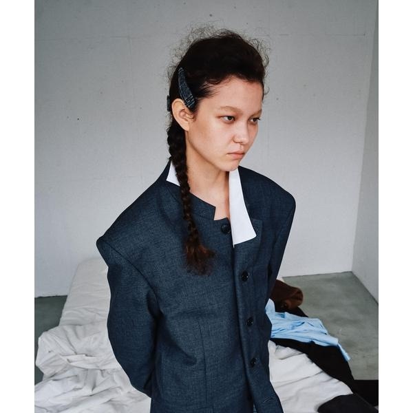 [�}���C]heyep Plaid Hair Clips-2P/�A�[�o�����T�[�` ���b�\�iURBAN RESEARCH ROSSO�j �O���[