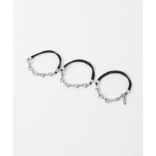 heyep　Link Chain Hair Ties-3P