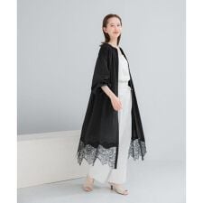 レース切り替えガウンワンピース