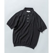 『WEB限定』変形カノコ半袖ニットポロ